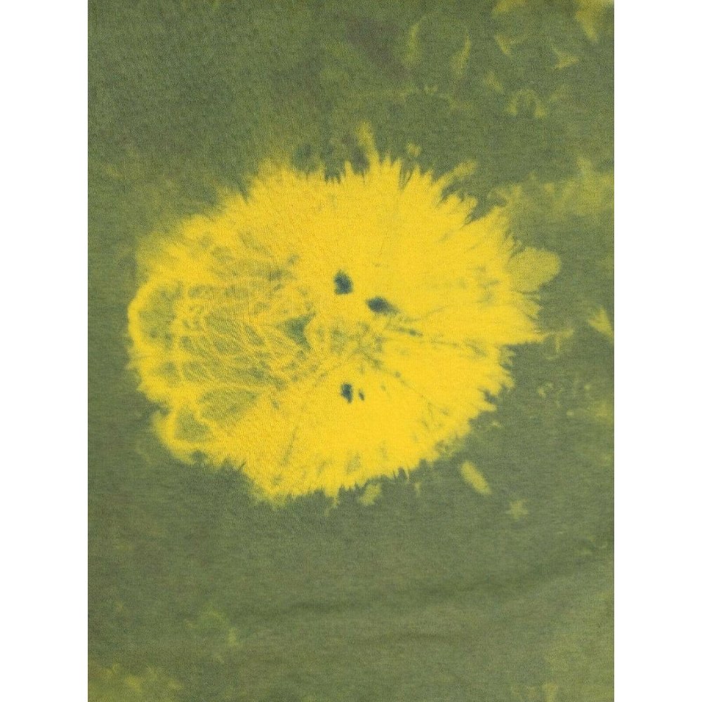 Lee Tie Dye T-Shirt Green Yellow Men's XL Vintage - Picture 8 of 12